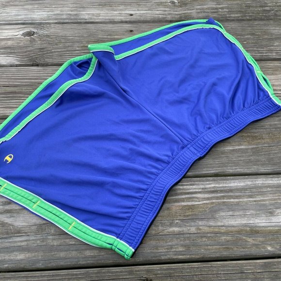 Champion Women Shorts Sport Athletic Powertrain Double Dry Blue Shorts Size XL - Picture 8 of 10